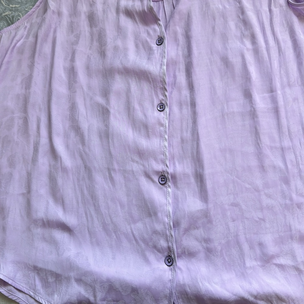 Cabi Lavender Dress Shirt XL - Picture 6 of 8